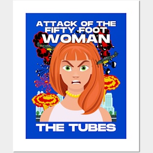 THE TUBES - ATTACK OF THE FIFTY FOOT WOMAN Posters and Art